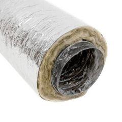 Thermaflex® R-8 Insulated Flex Duct, 4" D x 25' L | 4INFCKMR8