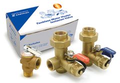 Easyflex Sweat Connection Isolation Valve Kit w/ Pressure Relief Valve | EFLF-ISV-SW-HCTP