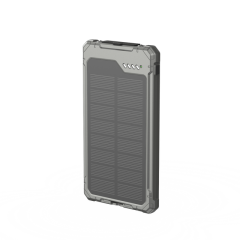 Simply Conserve® Solar + USB Power Bank | SPB-5K-BK-SC-2.4A