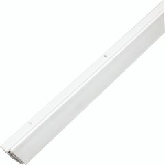 BITS 2.1" H x 36" L Triple Flange Aluminum Door Sweep, White | DS-25TA-36WH